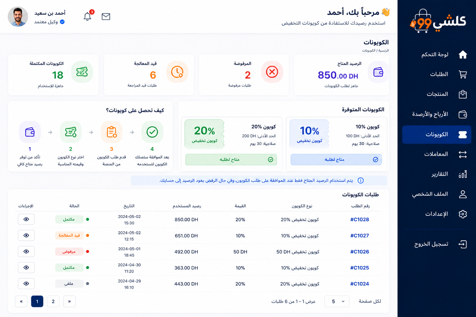 الكوبونات